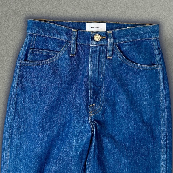 NWOT FRAME Denim ‘Le Italien True Straight Leg Jeans’ in “Vintage Blue” Size 23 - Picture 7 of 16